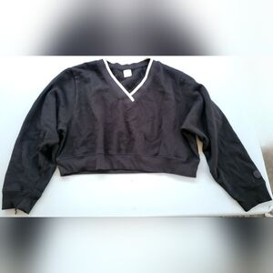 PINK Victoria's Secret Black V-Neck Sweater